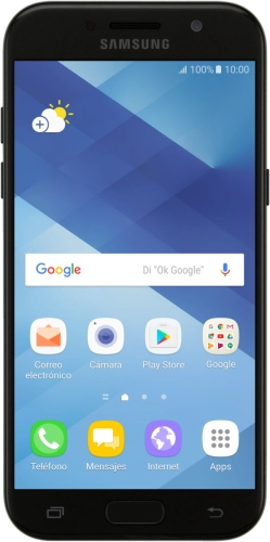 Imagen 1: Vista frontal del Samsung Galaxy A5 (2017) - Black