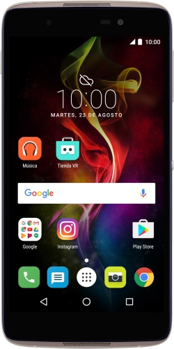 Imagen 1: Vista frontal del Alcatel Idol 4 - Black