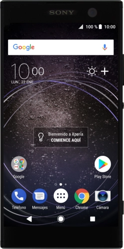 Imagen 1: Vista frontal del Sony Xperia XA2 - Black