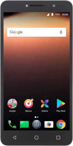 Imagen 1: Vista frontal del Alcatel A3 XL - Black