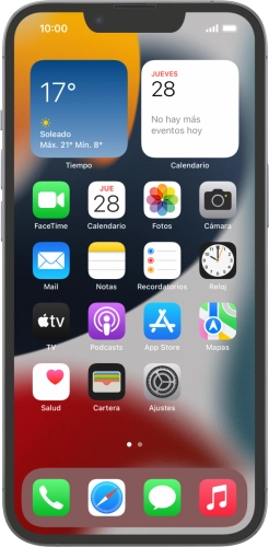 Imagen 1: Vista frontal del Apple iPhone 13 Pro - LightSkyBlue