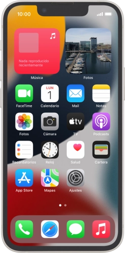 Imagen 1: Vista frontal del Apple iPhone 13 mini - White