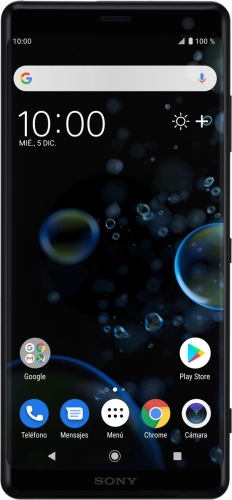 Imagen 1: Vista frontal del Sony Xperia XZ3 - Black