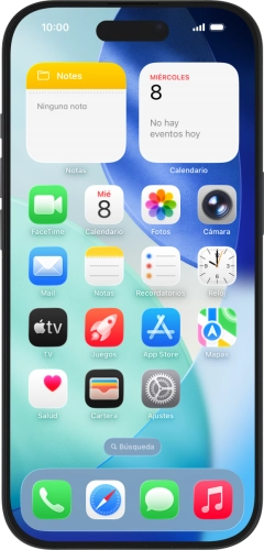 Imagen 1: Vista frontal del Apple iPhone 16 Pro - Black