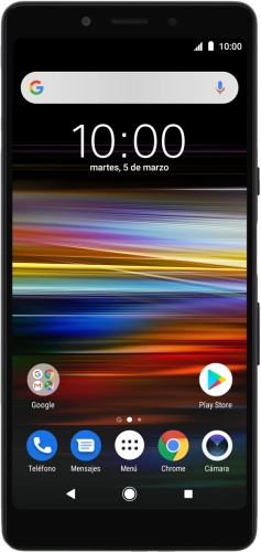 Imagen 1: Vista frontal del Sony Xperia L3 - Black