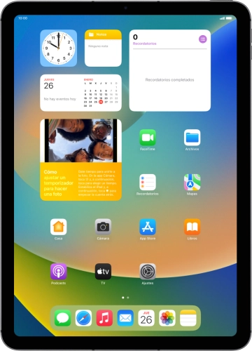 Imagen 1: Vista frontal del Apple iPad (10th Generation) - Silver