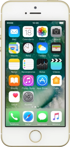 Imagen 1: Vista frontal del Apple iPhone SE - Yellow