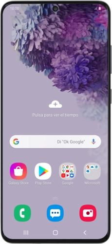 Imagen 1: Vista frontal del Samsung Galaxy S20+ 5G - Black