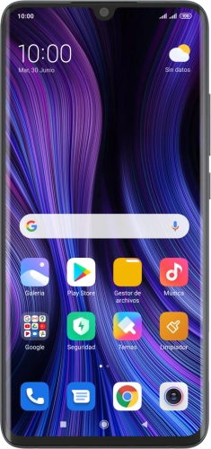 Imagen 1: Vista frontal del Xiaomi Mi Note 10 lite - DarkGray