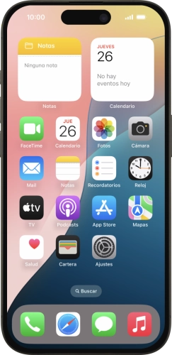 Imagen 1: Vista frontal del Apple iPhone 15 Pro - Black