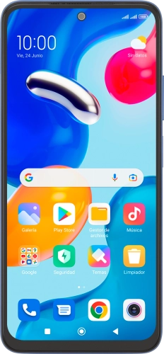 Imagen 1: Vista frontal del Xiaomi Redmi Note 11S - LightSkyBlue