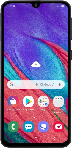Imagen 1: Vista frontal del Samsung Galaxy A40 - Black