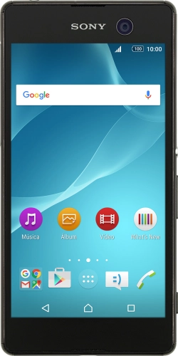 Imagen 1: Vista frontal del Sony Xperia M5 - Black
