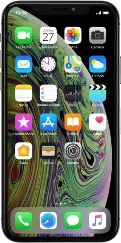 Imagen 1: Vista frontal del Apple iPhone Xs - Black