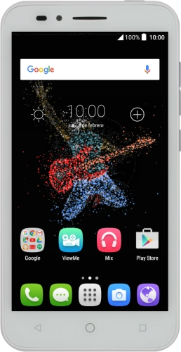 Imagen 1: Vista frontal del Alcatel onetouch Go play - White