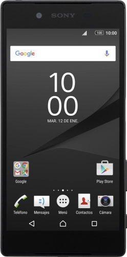 Imagen 1: Vista frontal del Sony Xperia Z5 - Black