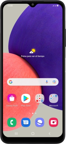 Imagen 1: Vista frontal del Samsung Galaxy A22 5G - Black