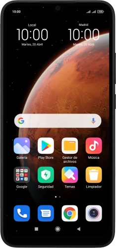 Imagen 1: Vista frontal del Xiaomi Redmi 9C - Black