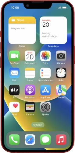 Imagen 1: Vista frontal del Apple iPhone 13 - Red