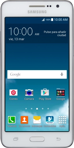 Imagen 1: Vista frontal del Samsung Galaxy Grand Prime - White