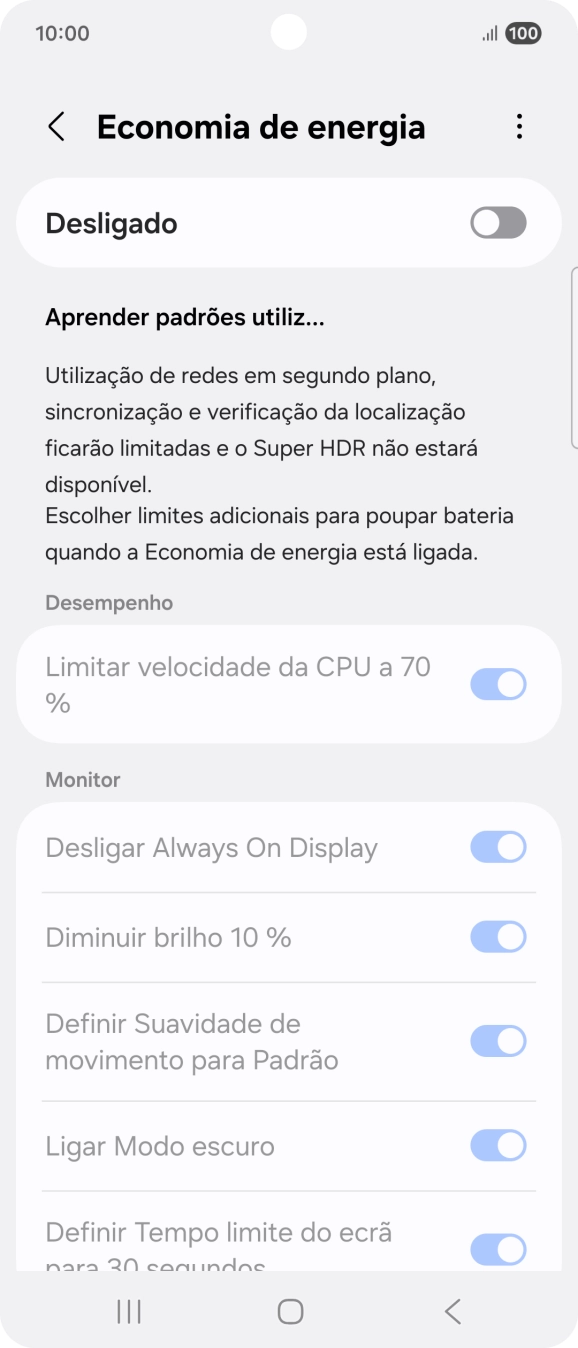 Prima o indicador sob 
