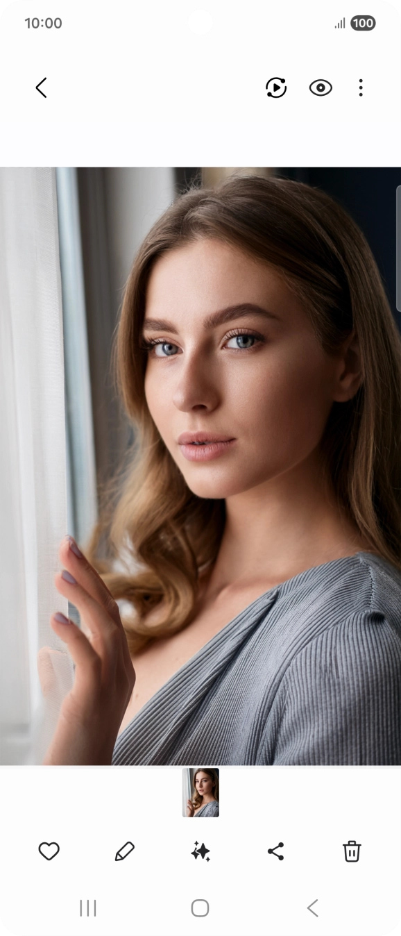 Prima o ícone de AI.