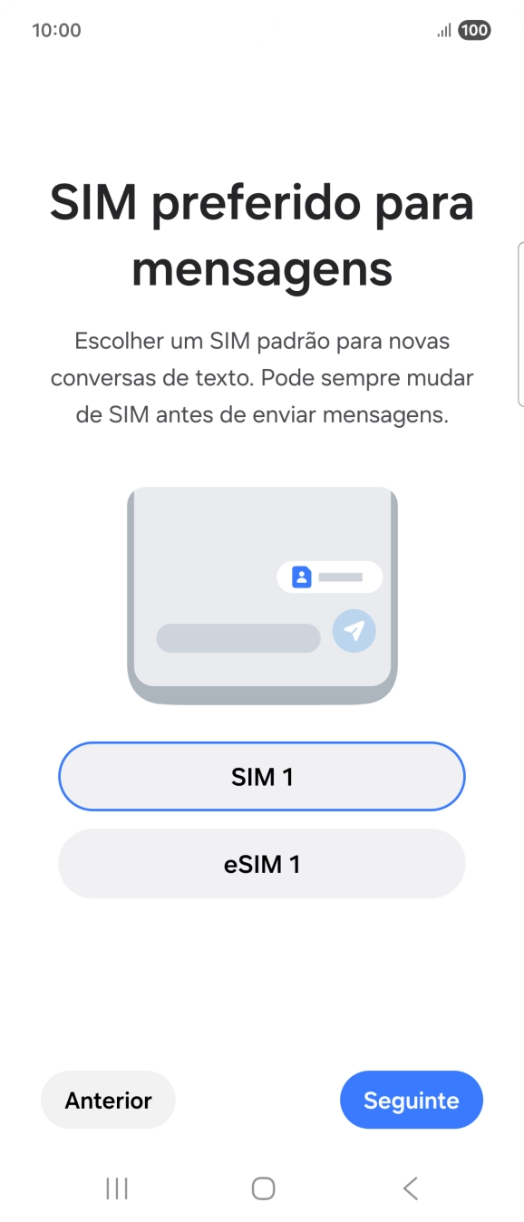 Prima o plano pretendido.