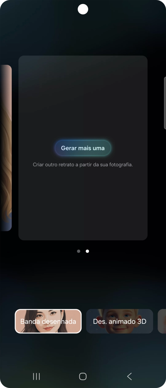 Prima Gerar mais uma para gerar uma nova sugestão de imagem.