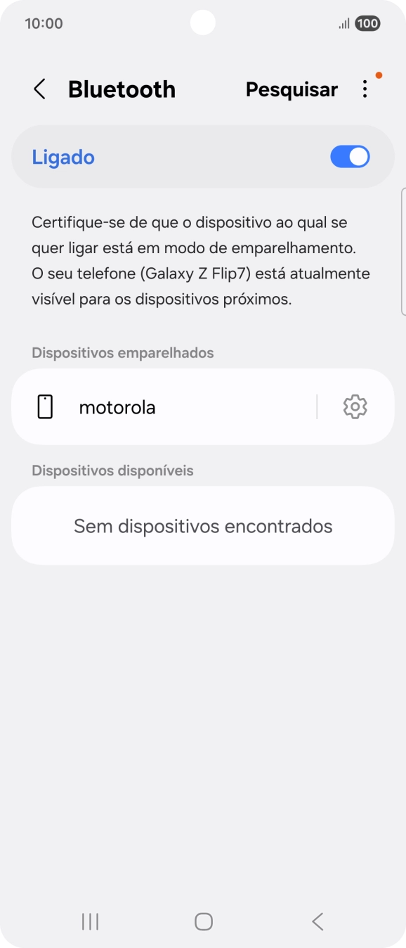 Prima a tecla de início para terminar e voltar ao ecrã inicial.