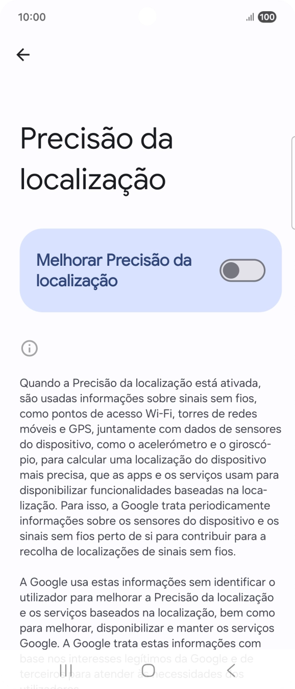 Se premir o indicador junto a 