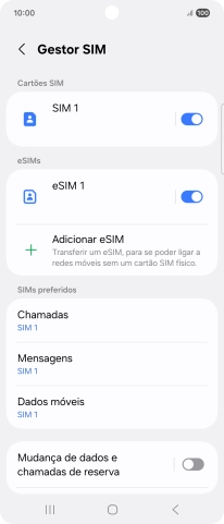 Prima a tecla de início para terminar e voltar ao ecrã inicial.