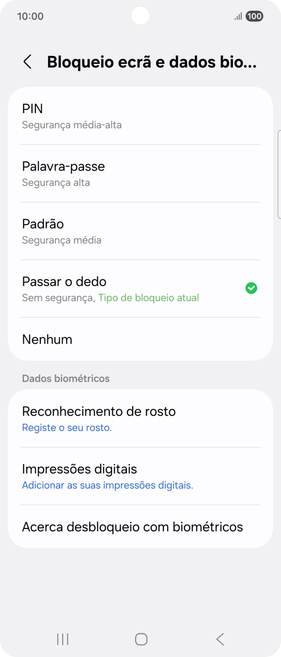 Prima Impressões digitais.