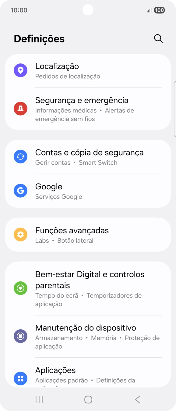 Prima Contas e cópia de segurança.