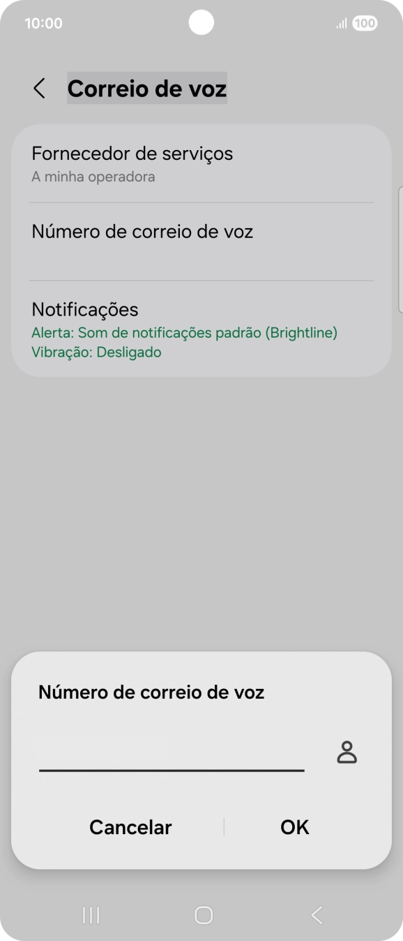 Introduza 123 e prima OK.