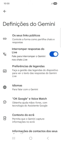 Siga as indicações no ecrã para escolher as definições pretendidas.