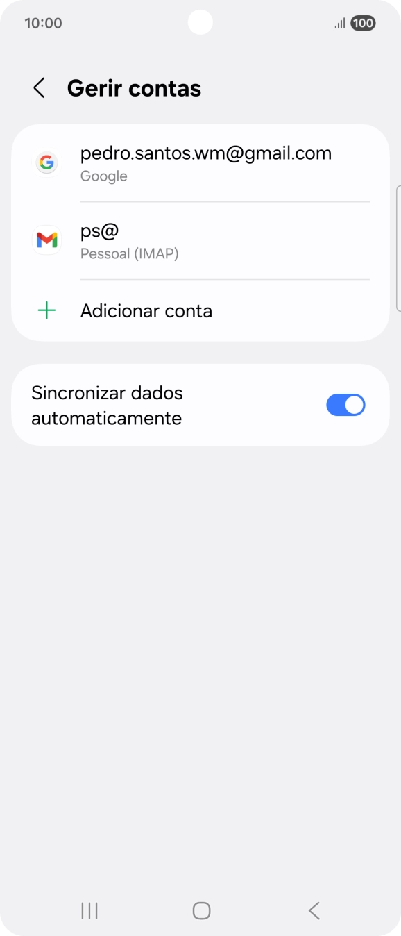 Prima a tecla de início para terminar e voltar ao ecrã inicial.