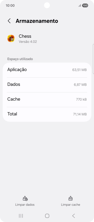 Prima Limpar cache.