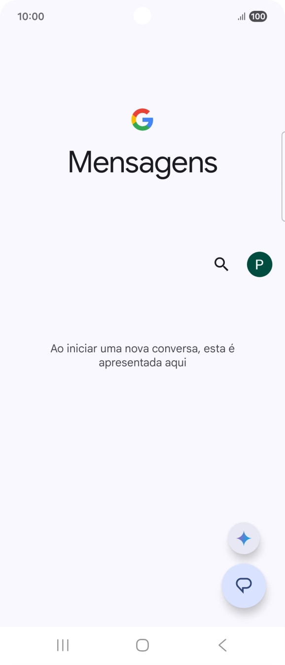 Prima o ícone de perfil.