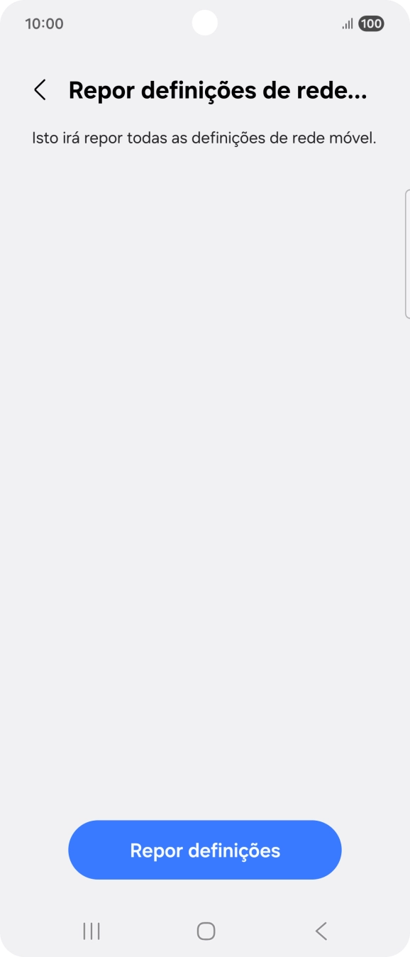 Prima Repor definições.