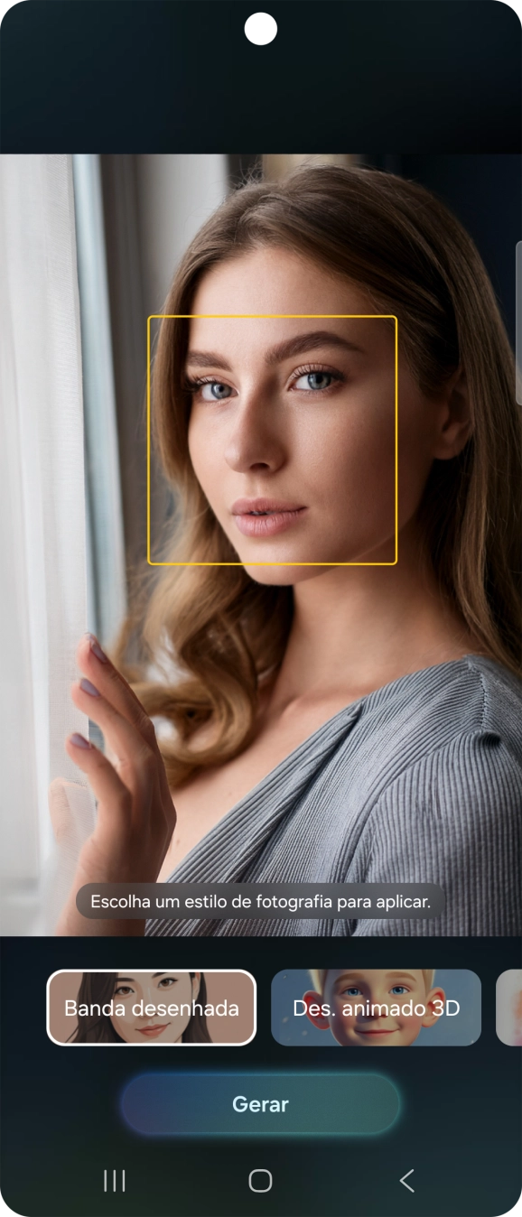 Siga as indicações no ecrã para utilizar a função escolhida e prima Gerar.