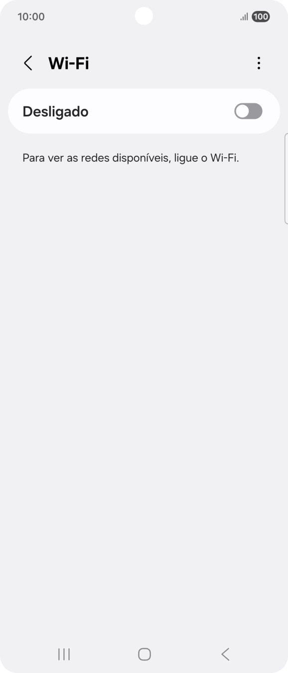 Prima o indicador para ativar a função.