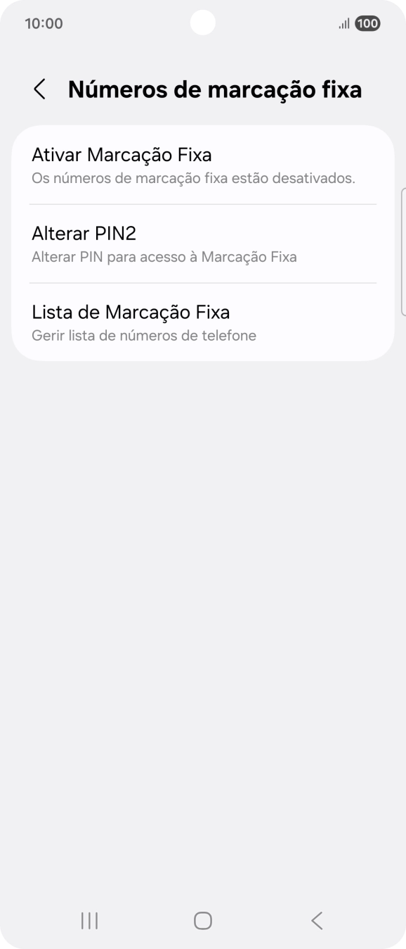 Prima Ativar Marcação Fixa.