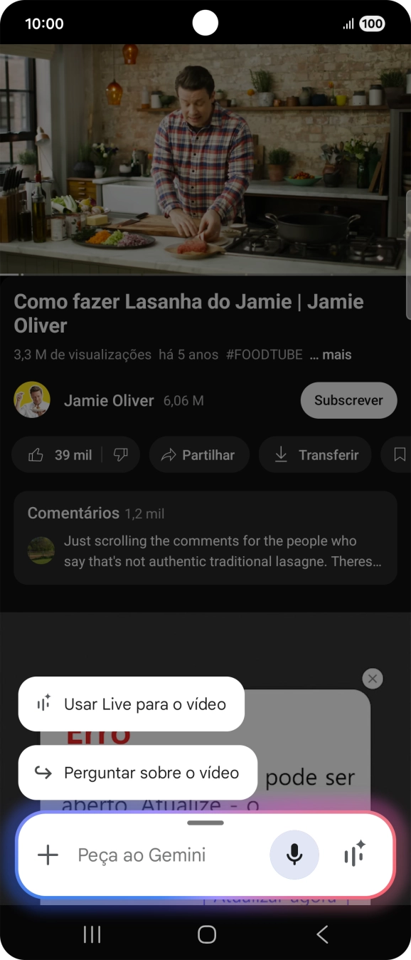 Prima Perguntar sobre o vídeo.