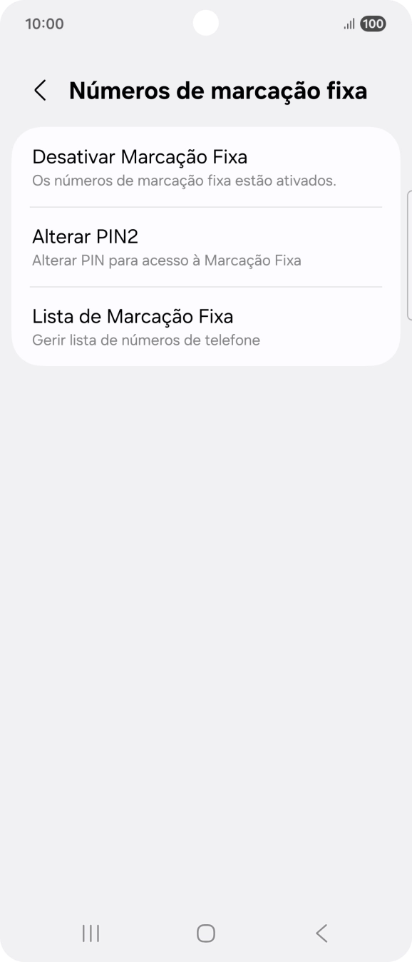 Prima Desativar Marcação Fixa.