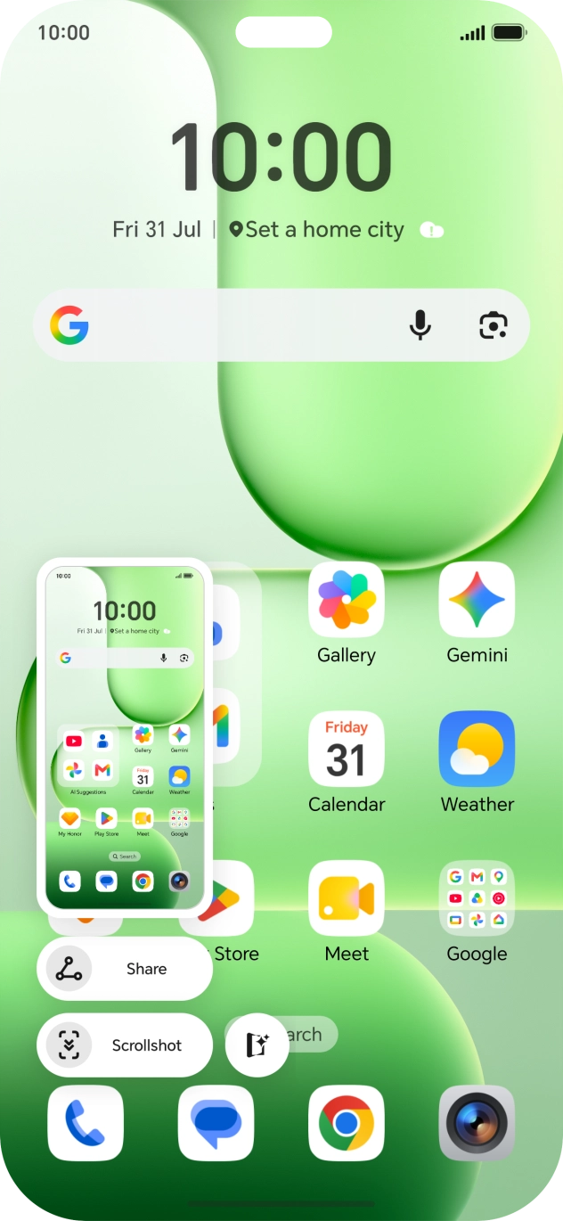 To edit your screenshot, press the screenshot and follow the instructions on the screen to make the required changes.