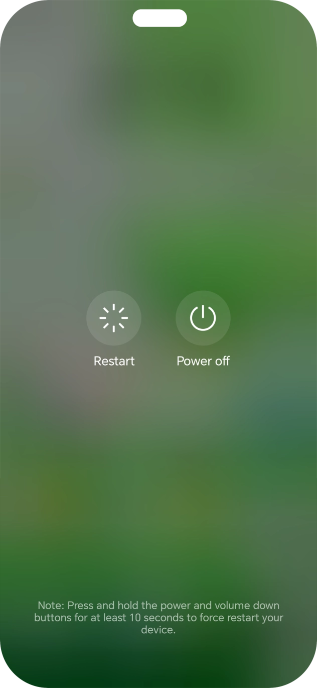 Press Power off.