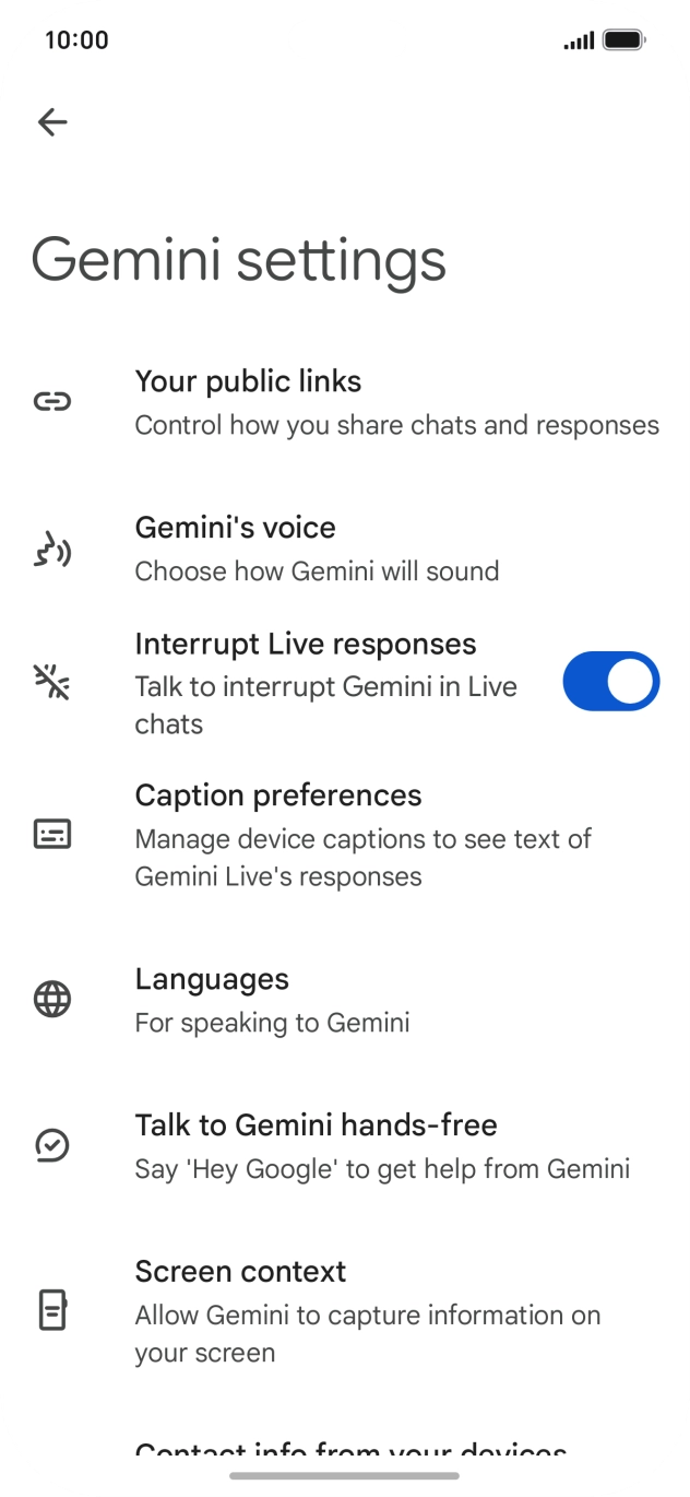 Follow the instructions on the screen to select the required settings. Follow the instructions on the screen to select the required settings.