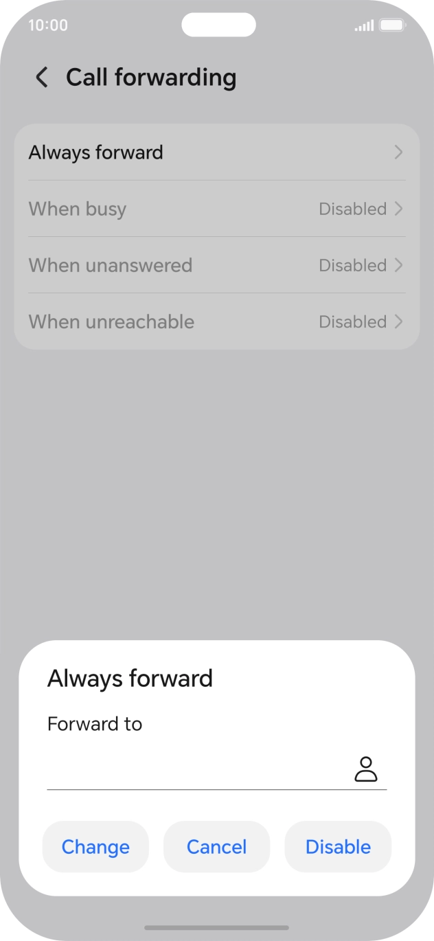 Press Disable.