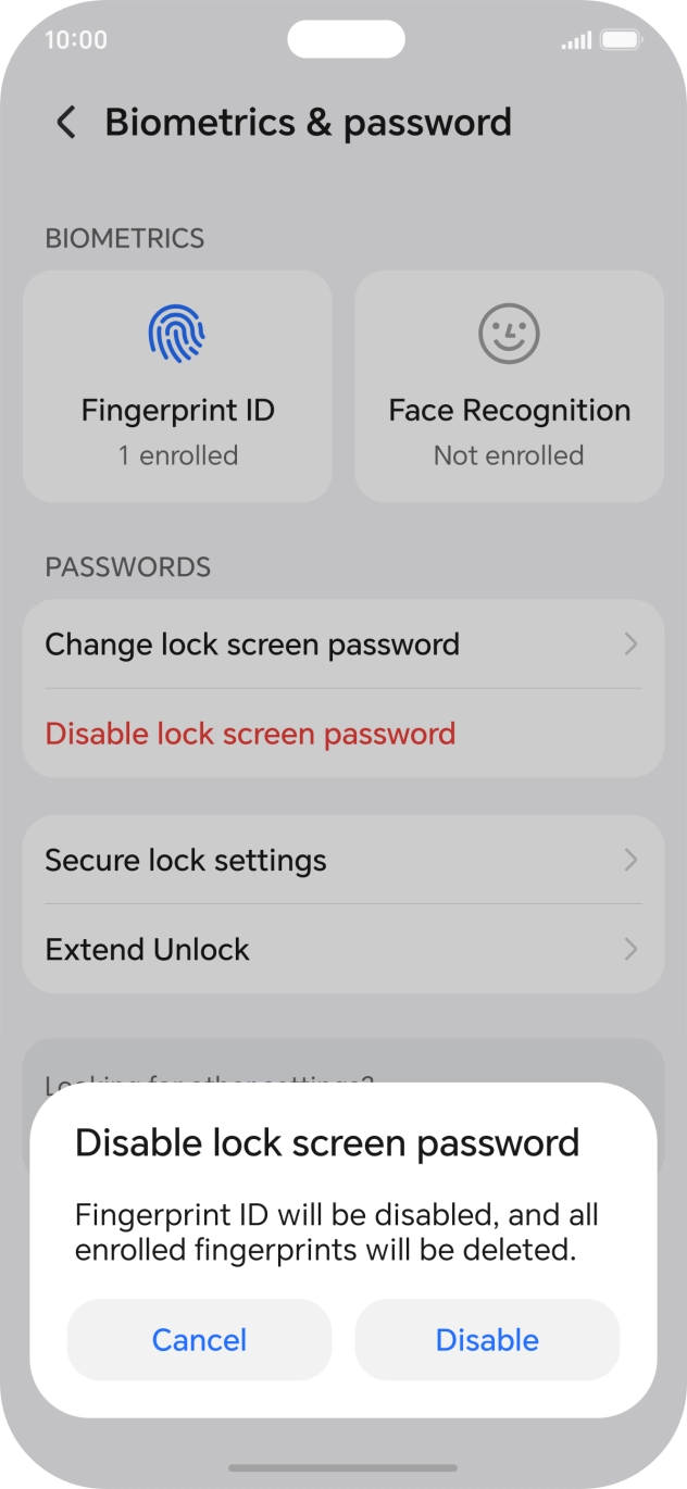 Press Disable. Press Disable.