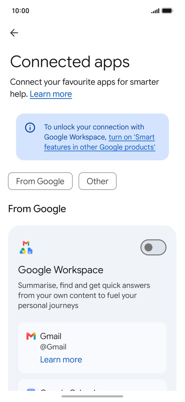 Press the indicator next to the required extension to turn on the function. Press the indicator next to the required extension to turn on the function.